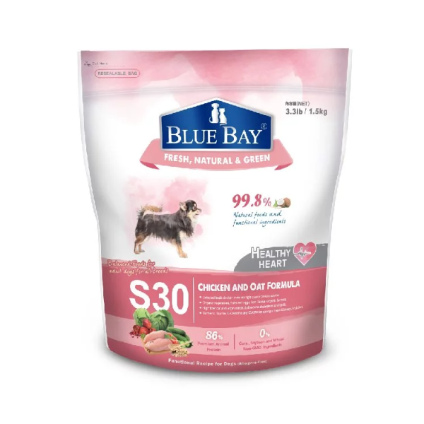 Blue Bay 倍力S30(雞肉+燕麥)心血管保健低敏配方犬糧 